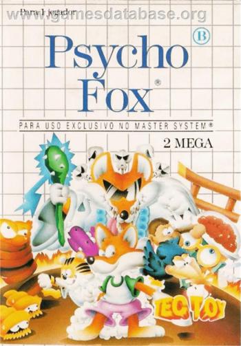 Cover Psycho Fox for Master System II